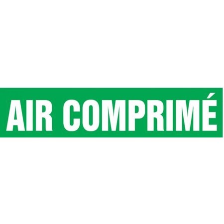 Accuform FRENCH PIPE MARKER AIR COMPRIM CRPK226STE CRPK226STE